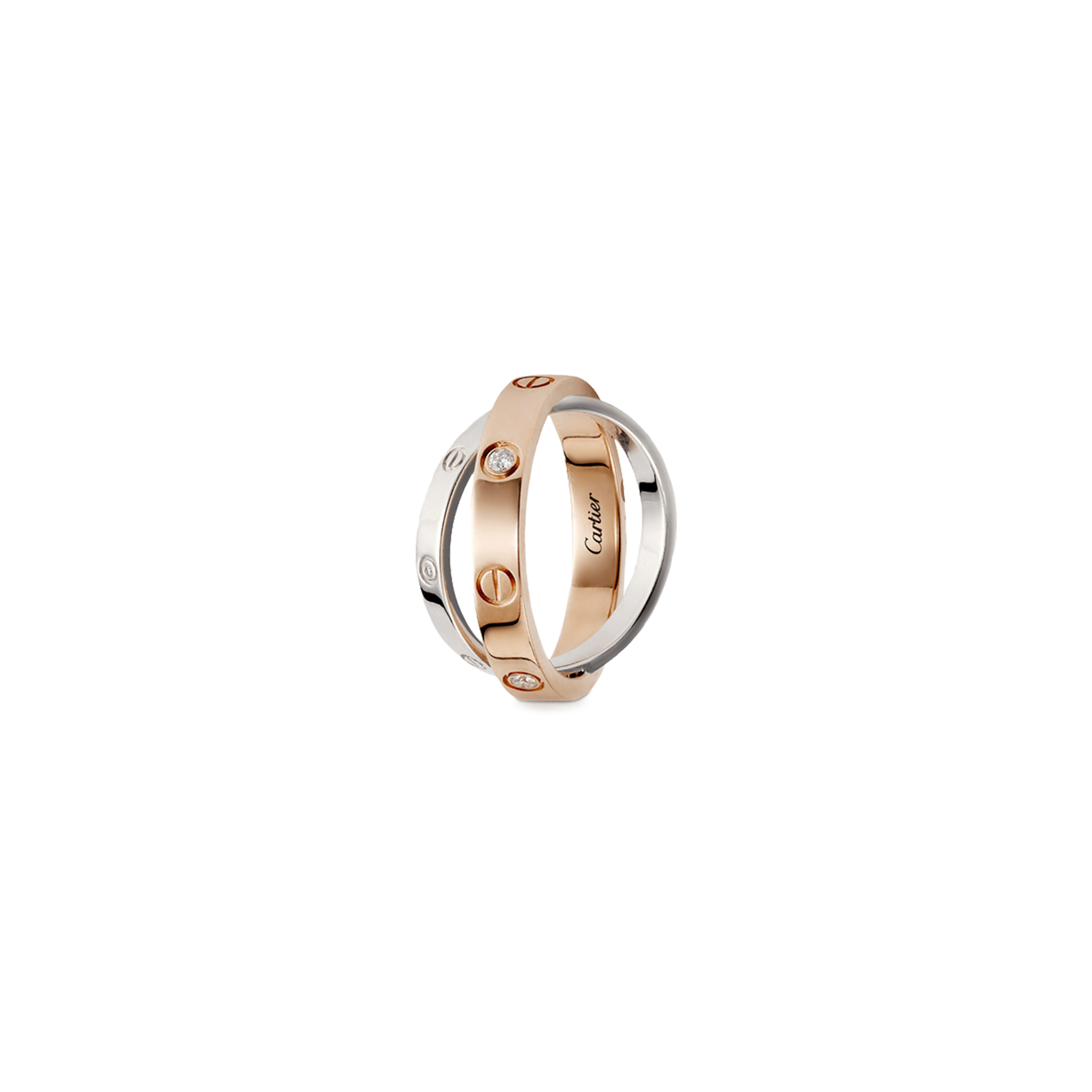 Ca*t*er  love ring, 6 diamonds b4094300
